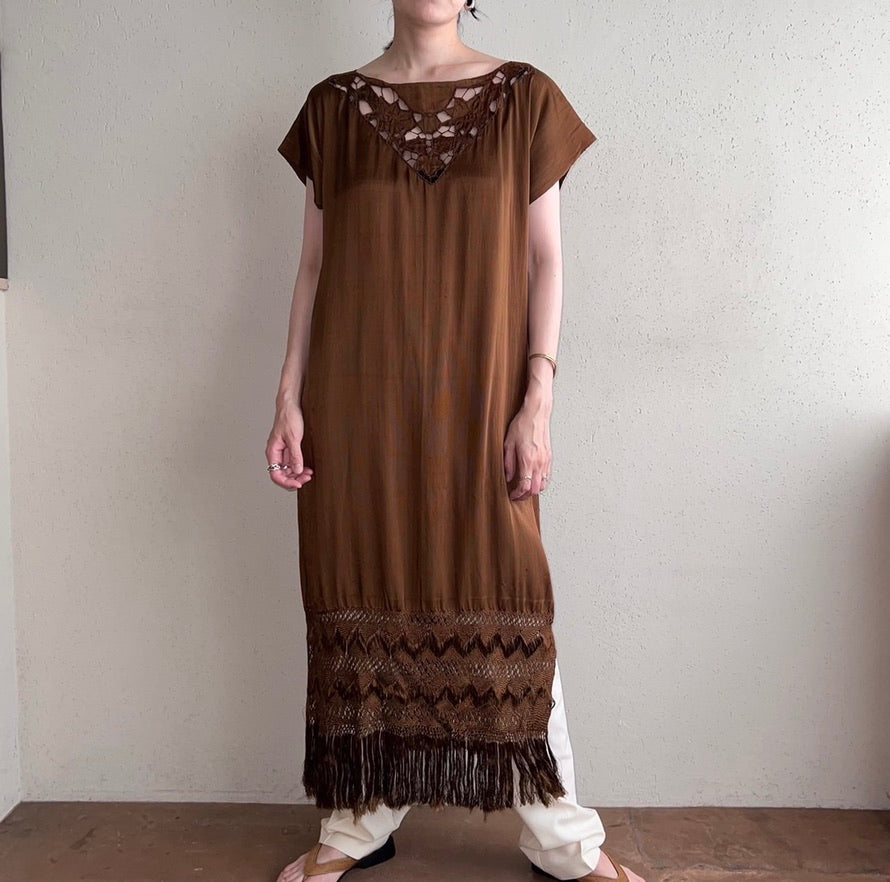 70s EURO Fringe Dress