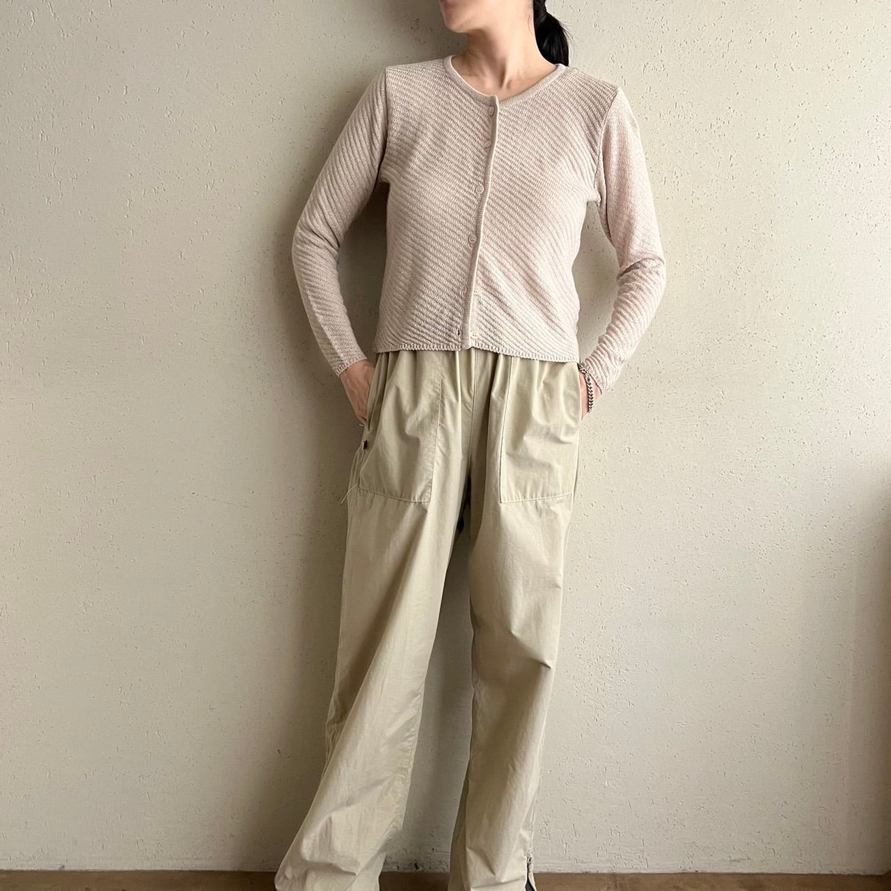 90s "J.CREW" Knit Cardigan Made in USA