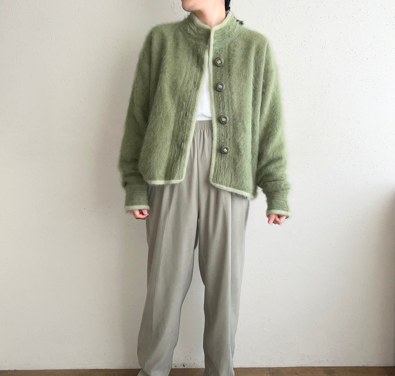 90s Angora Knit Jacket