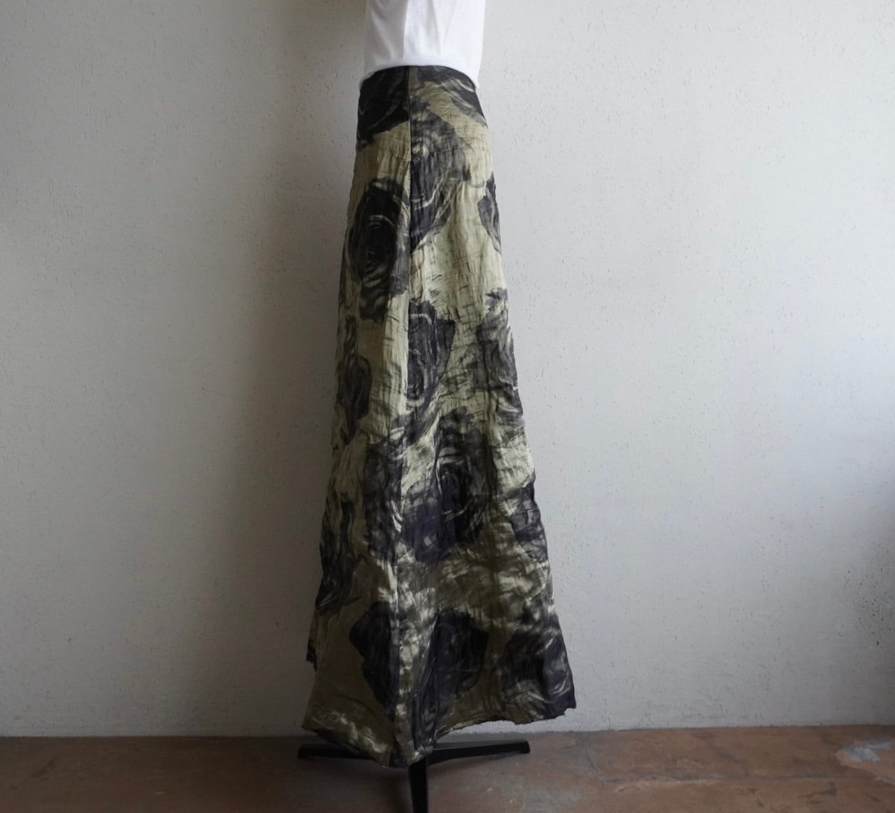 90s Silk Maxi Skirt Made in Italy