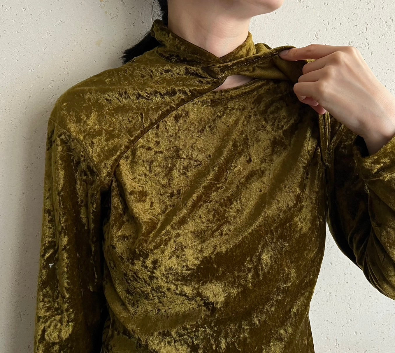 90s Velor Design Top