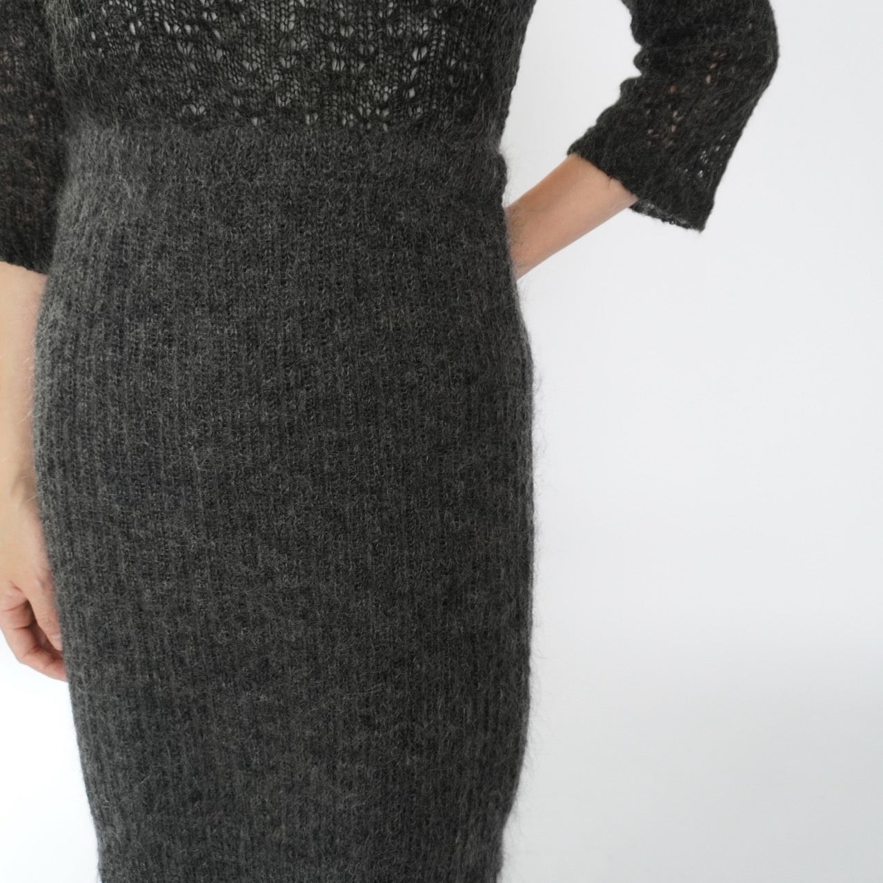 80s EURO Mohair Skirt