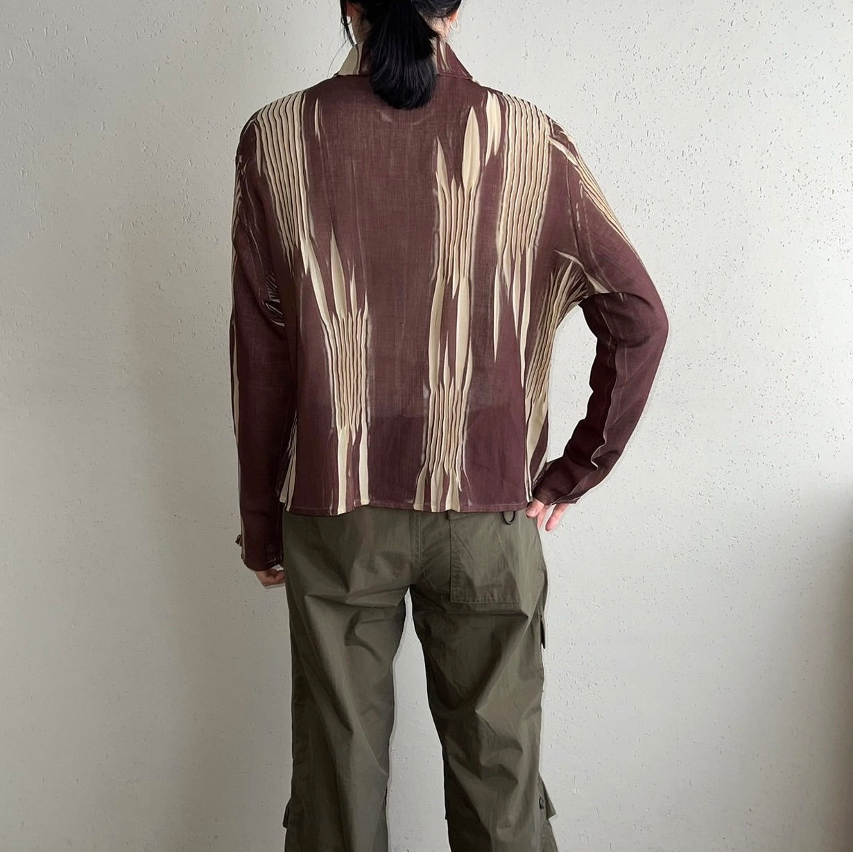 Pleated Design Shirt
