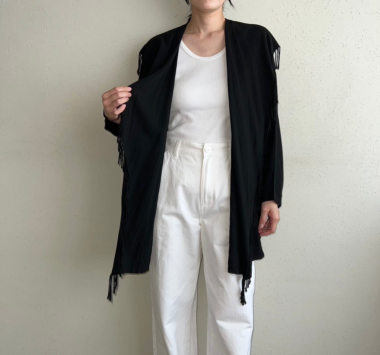 90s Fringe Robe Made in USA