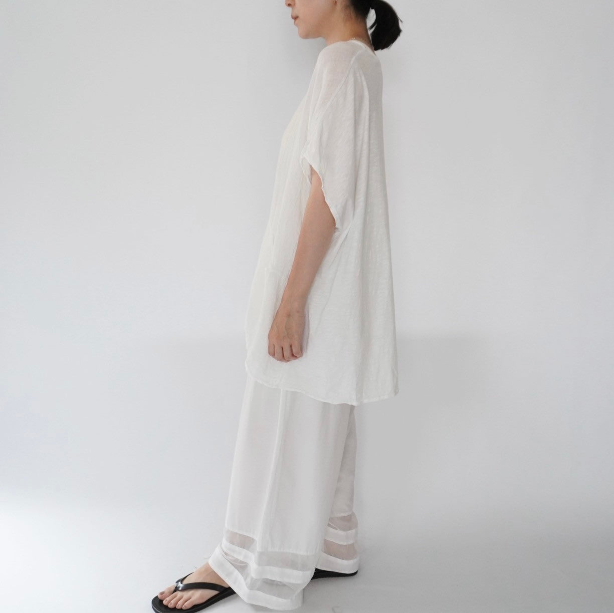 90s Linen Top Made in Italy