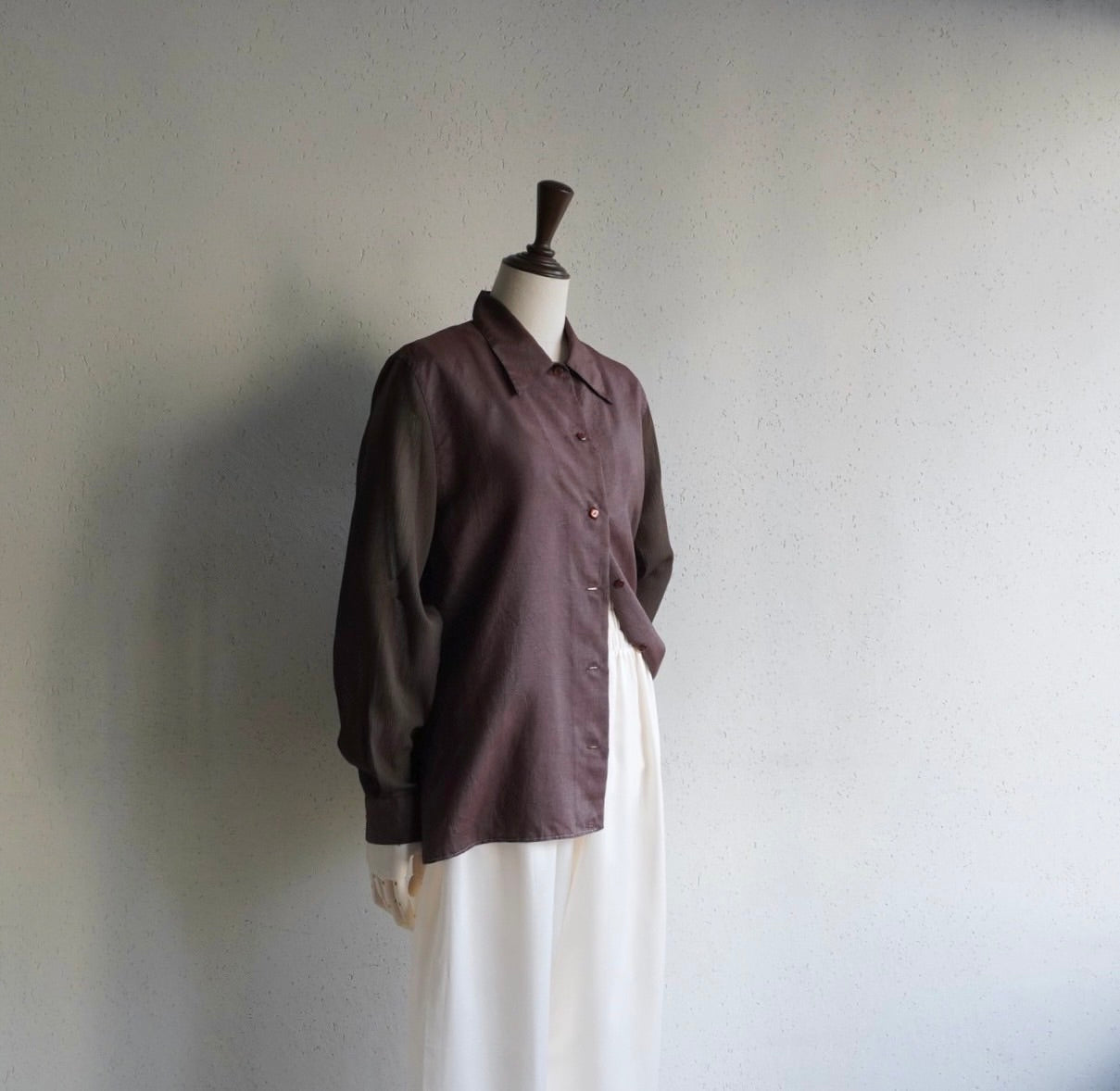 90s Brown Shirt Made in Italy