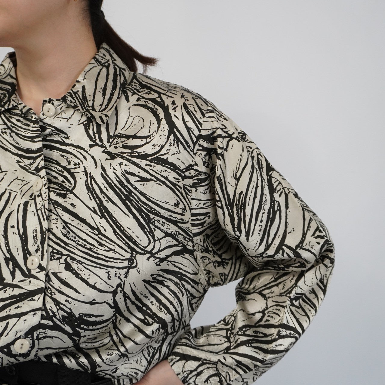 80s Pattern Shirt Made in USA