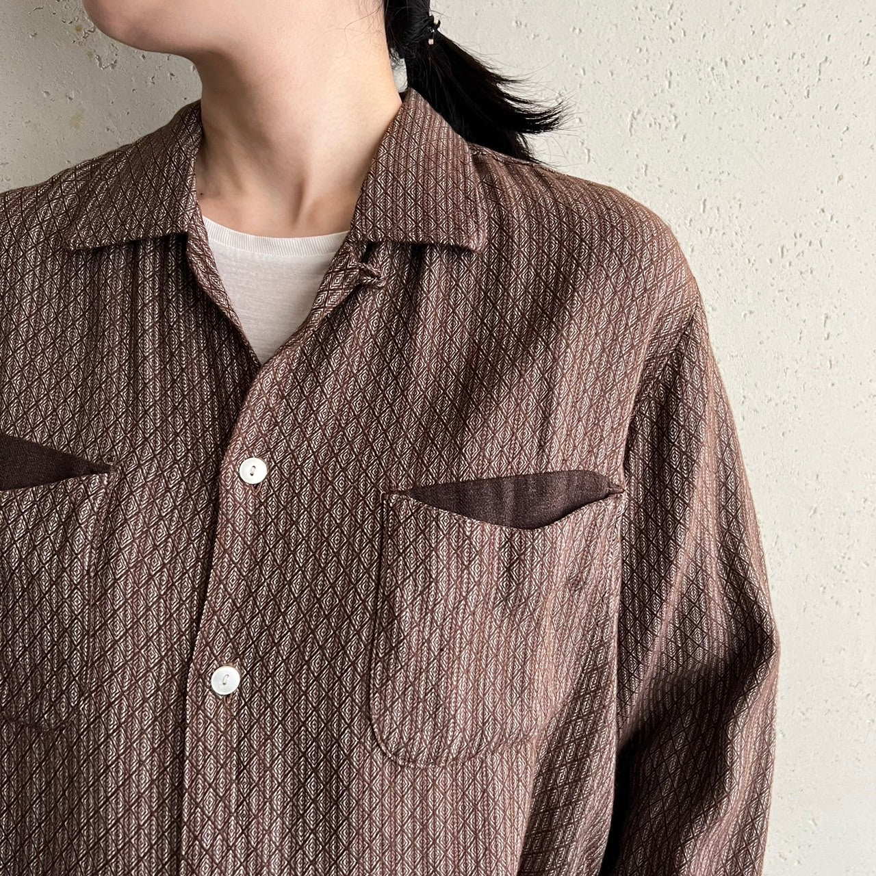 60s "SPIRE" Pattern shirt