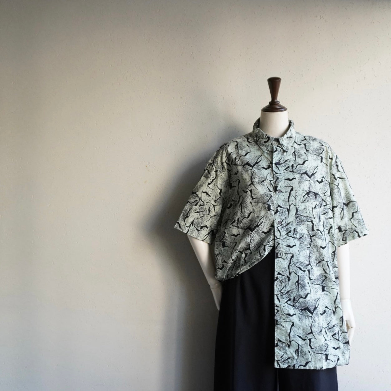 90s EURO Printed Cotton Shirt