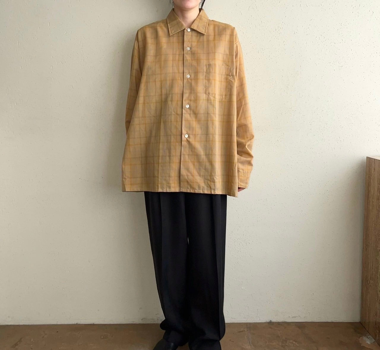 60s"B.V.D." Plaid Shirt