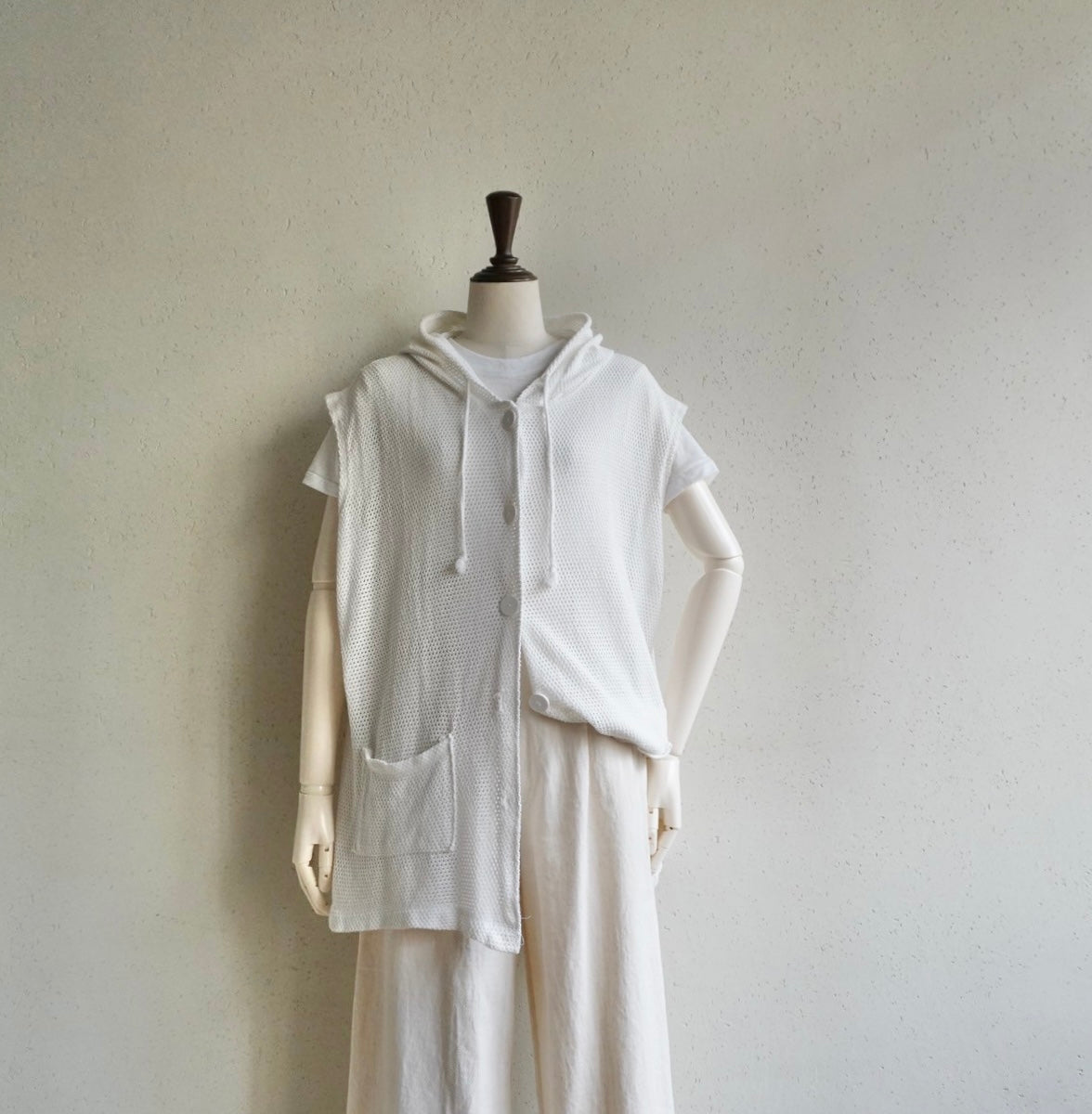 90s Mesh Sleeveless Top Made in USA