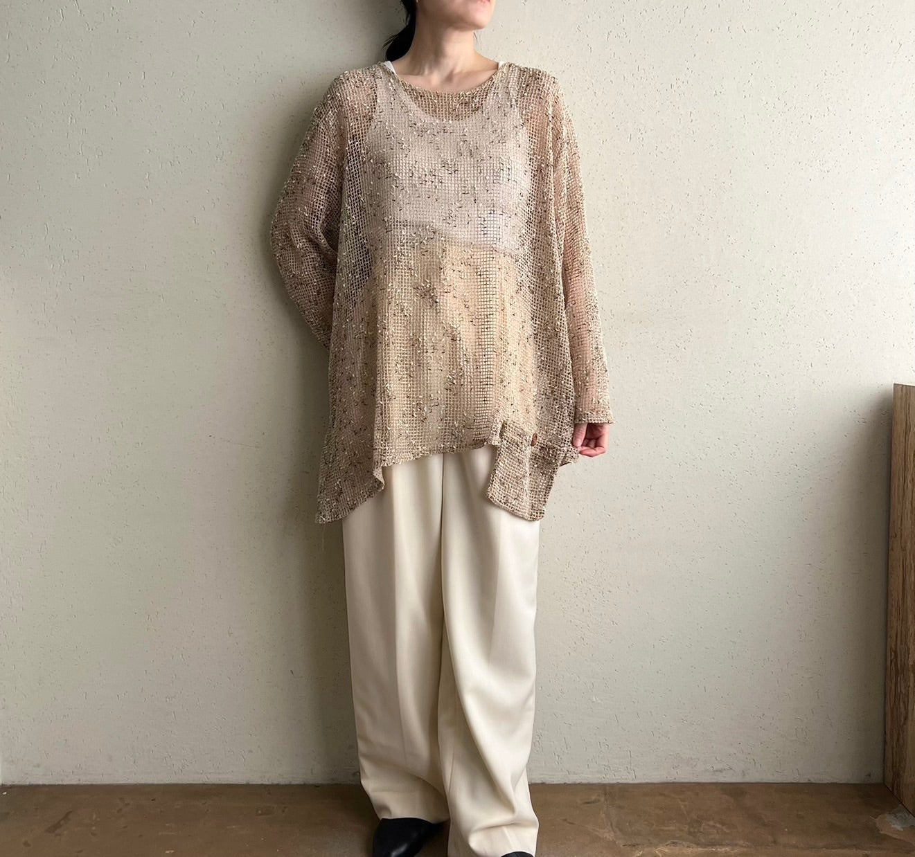 90s Mix Mesh Top