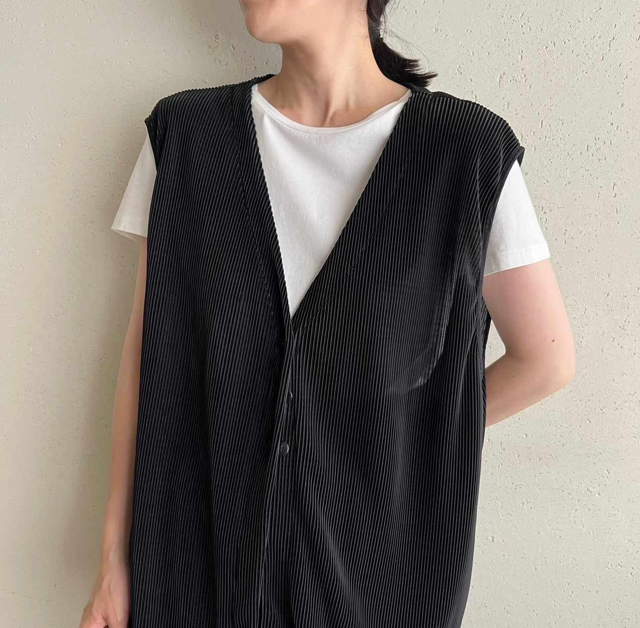 90s Pleated Design Two-Piece
