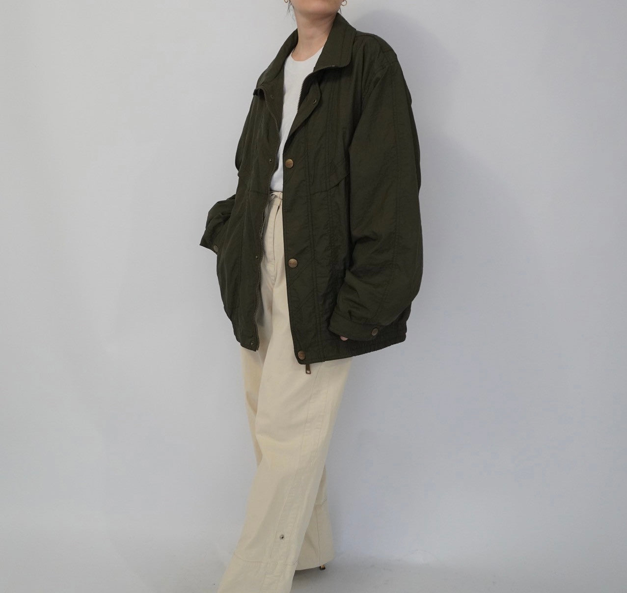 90s Khaki Light Jacket