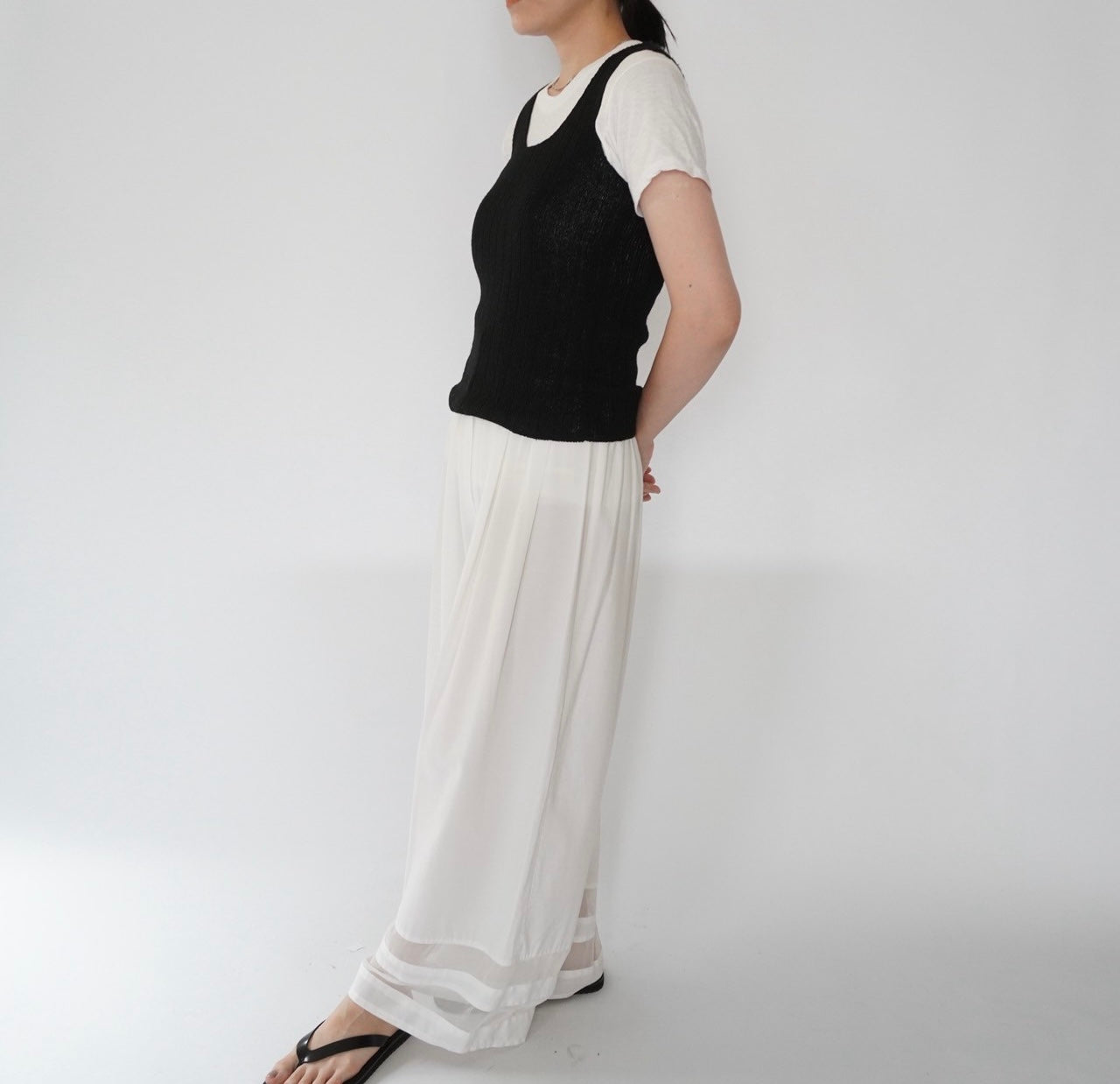 90s Ribbed Top Made in Italy