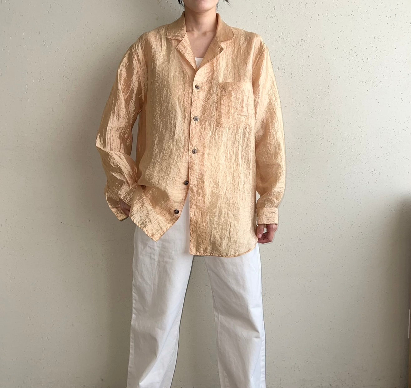 90s Shiny Shirt Made in USA