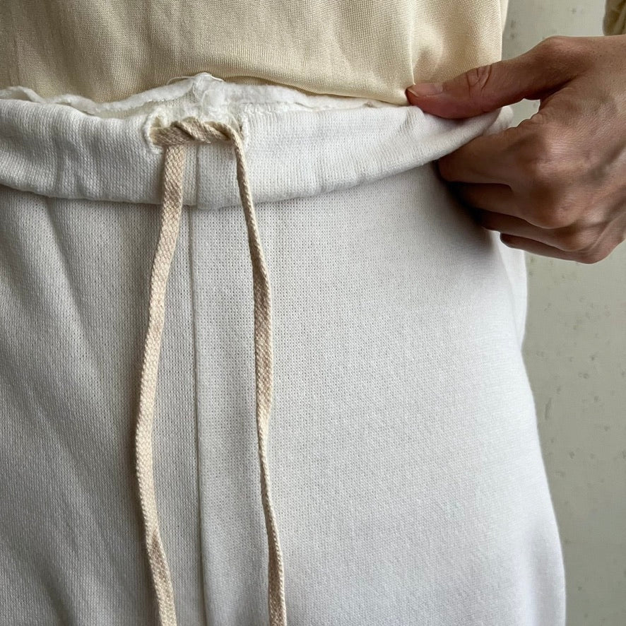 80s White Sweater Pants Made in USA