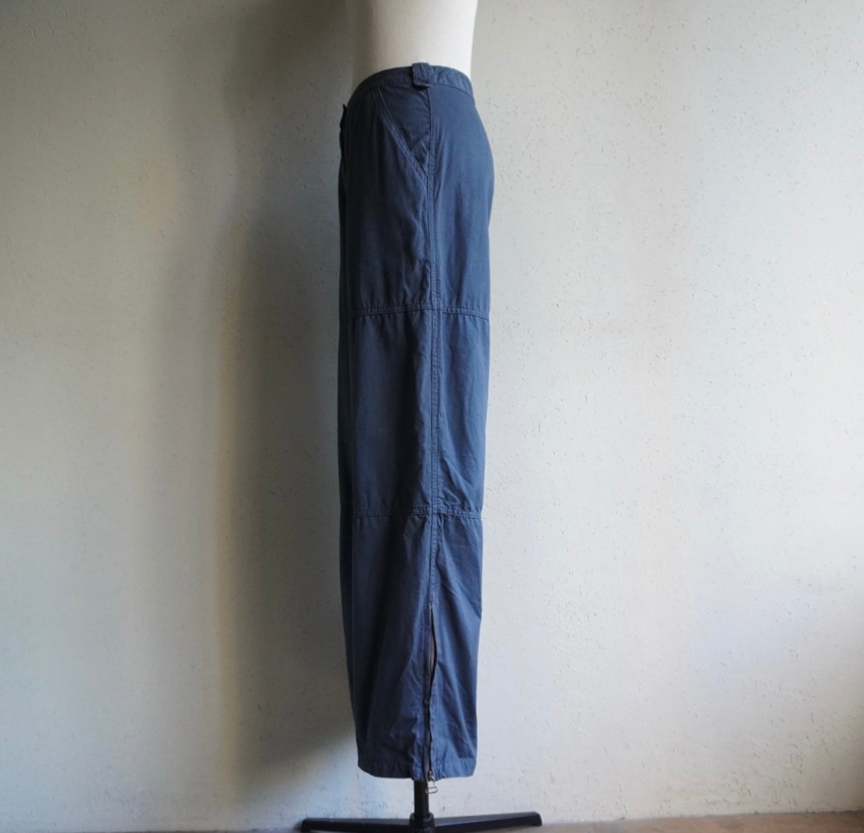 90s Zipped Wide Pants Made in Italy