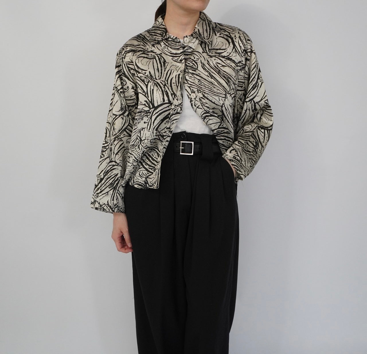 80s Pattern Shirt Made in USA