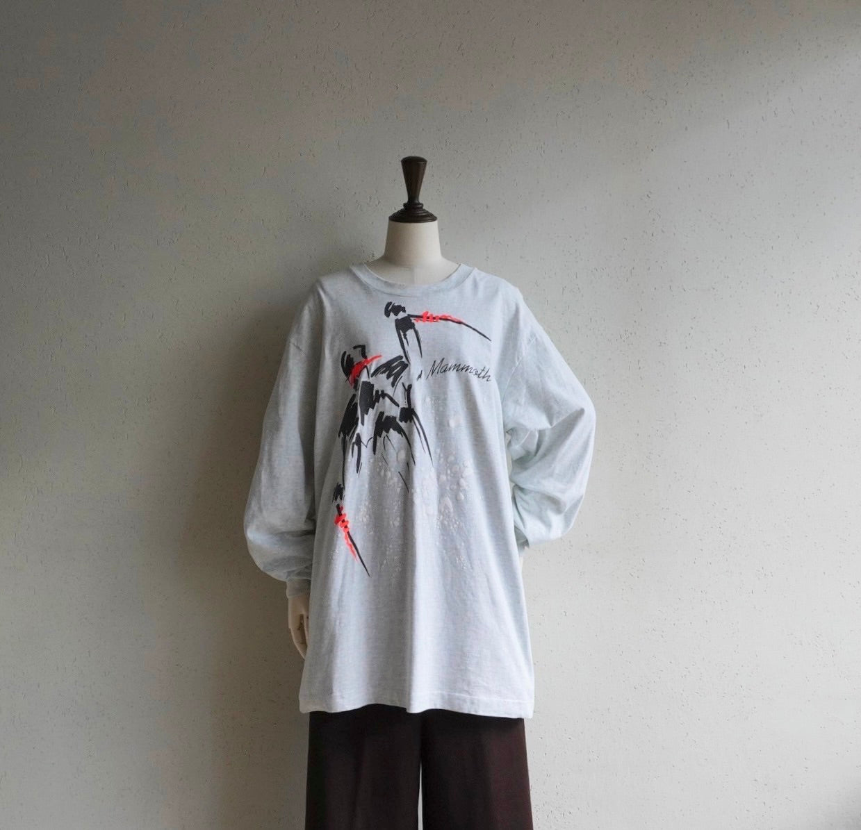 90s Printed Long Sleeves T-shirt Made in USA