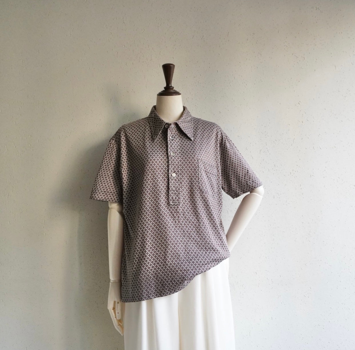 90s Pattern Top Made in Italy