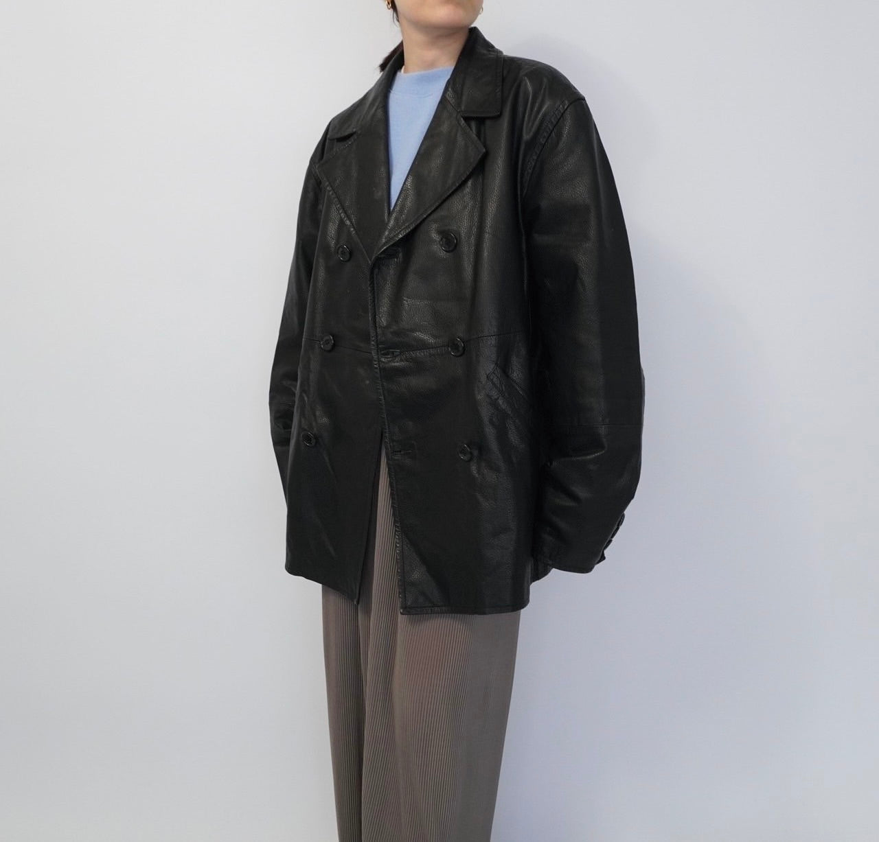 90s "Versus Gianni Versace" Leather Jacket Made in Italy