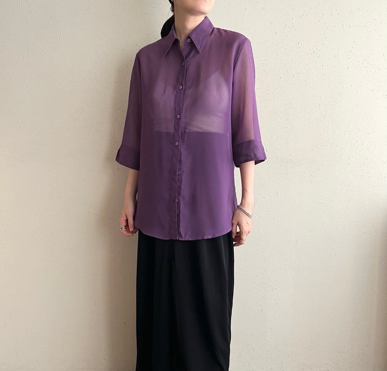 90s EURO Sheer Shirt
