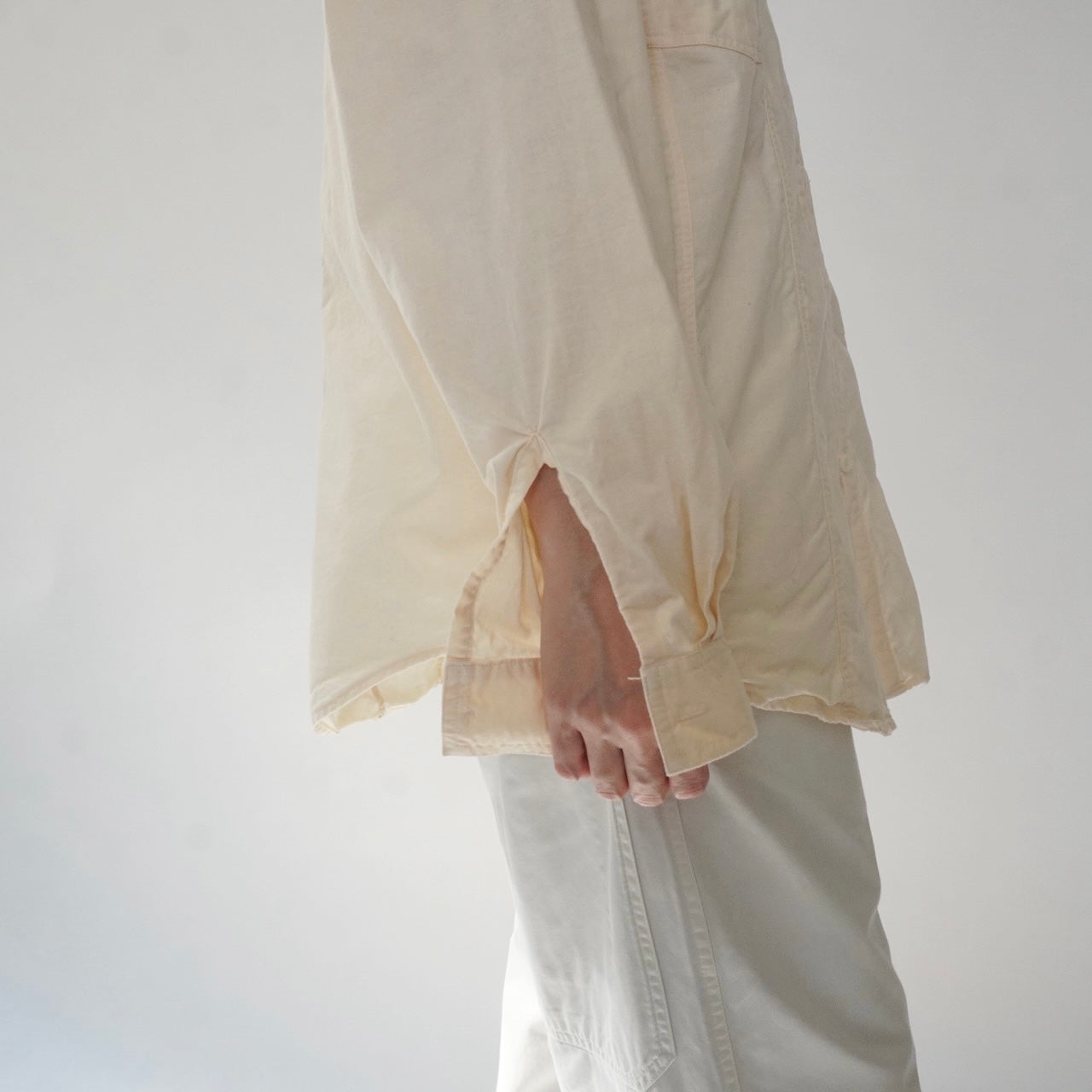 90s Ivory Cotton Shirt