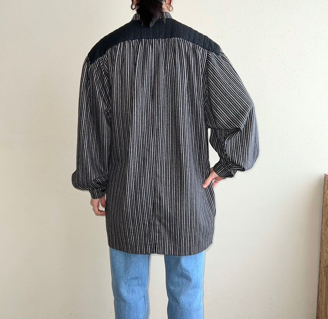 90s Striped Blouse Made in Italy