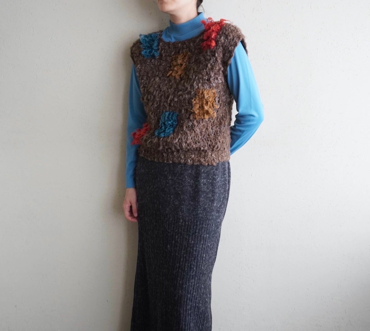 90s Design Knit Vest