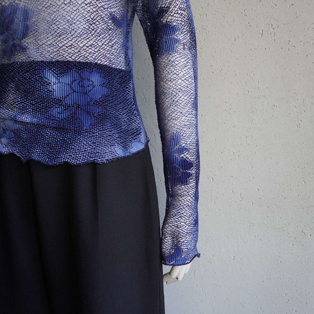Mesh Blue Top