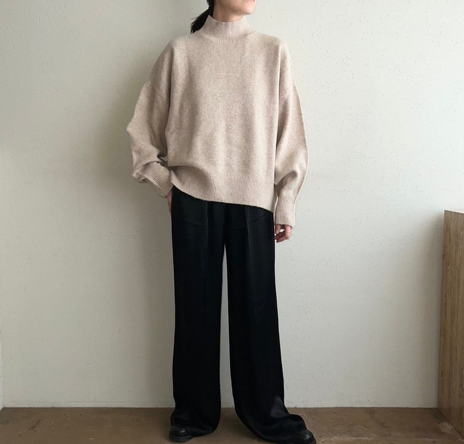Mock Neck Knit Top