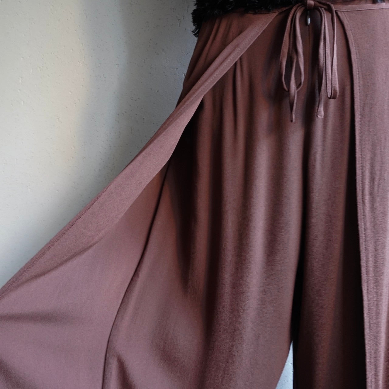 90s Brown Wide Pants
