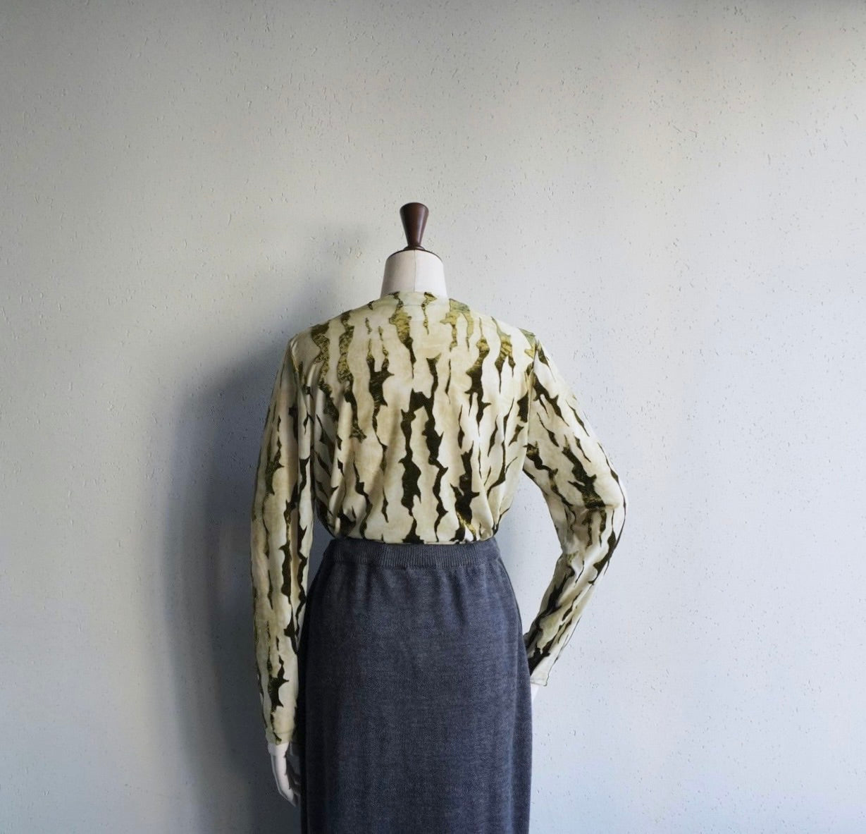 90s EURO Sheer Velor Top