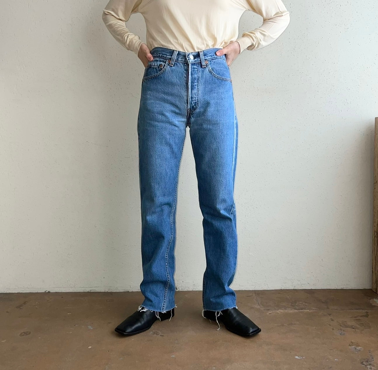 90s Levis 501 Cut Off Made in USA