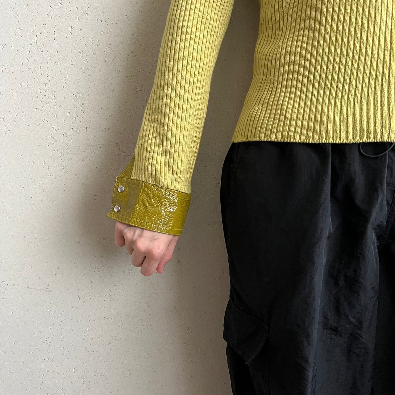 90s EURO Design Ribbed Top