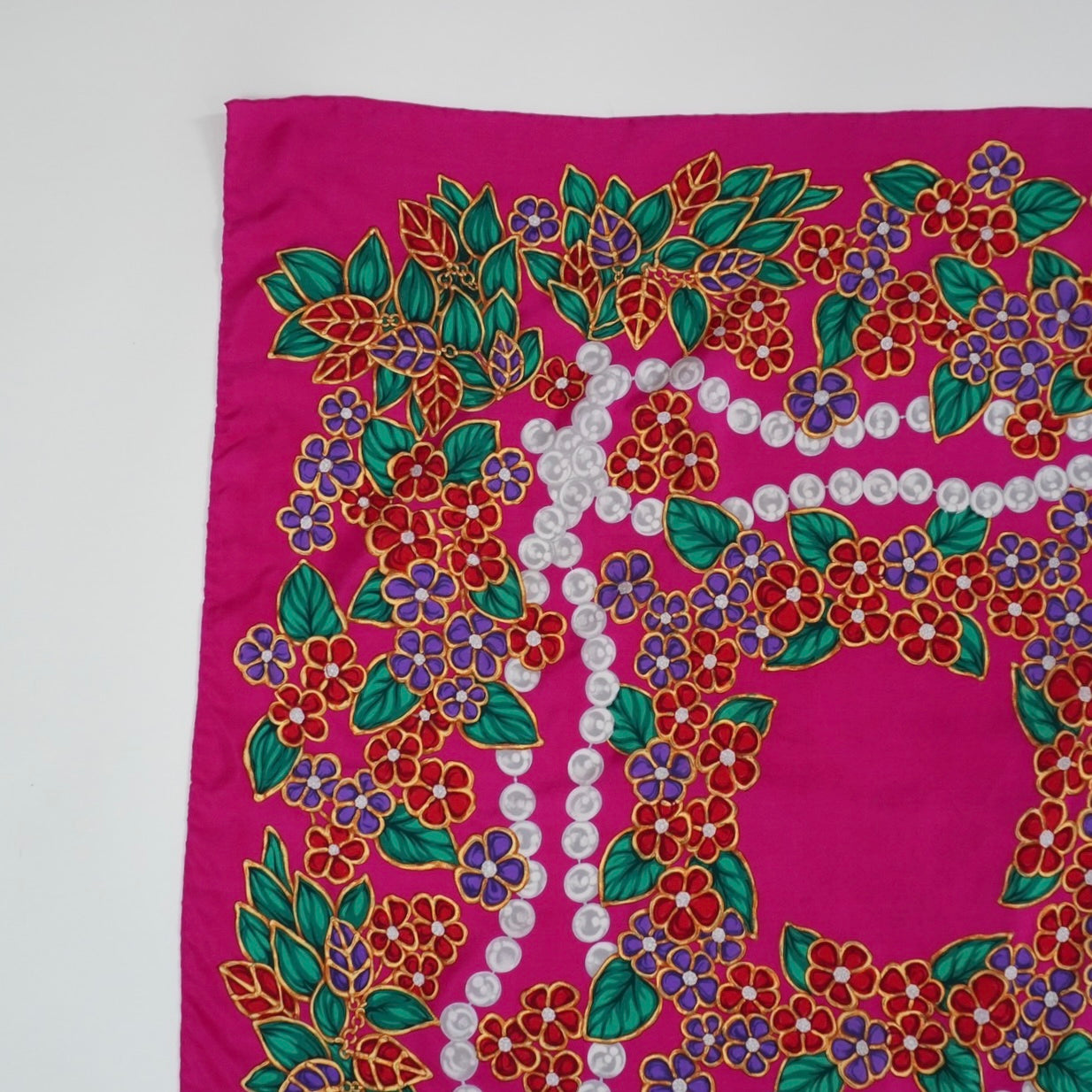”CHANEL” Silk Scarf Made in Italy