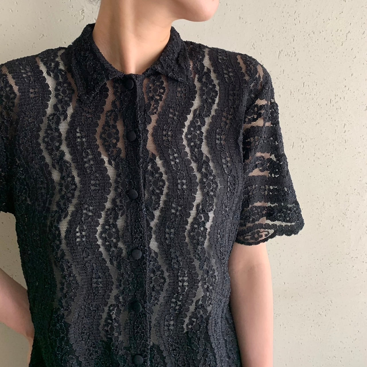 90s Lace Top Made in Italy