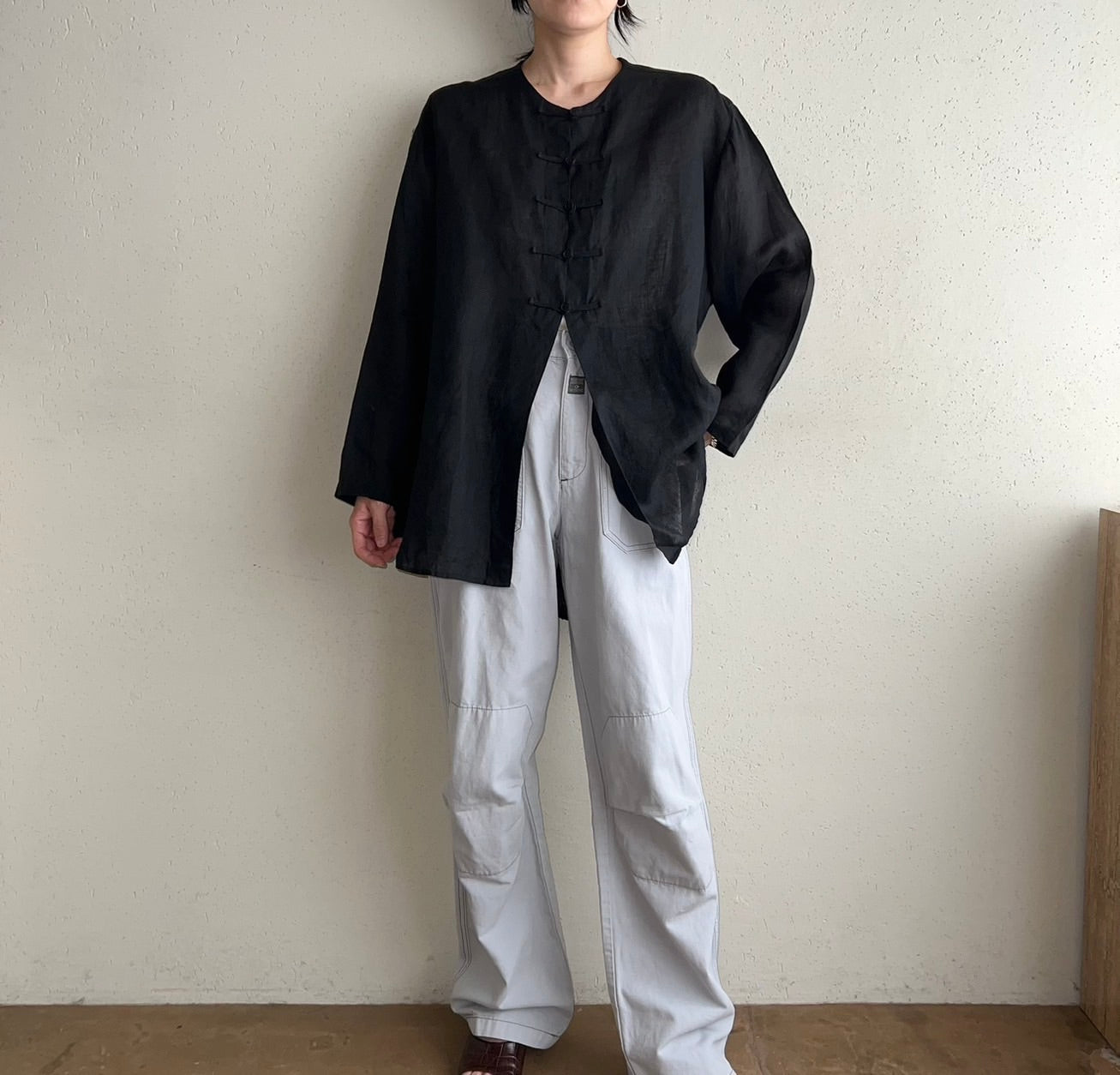 90s Asian Design Blouse Made in Italy