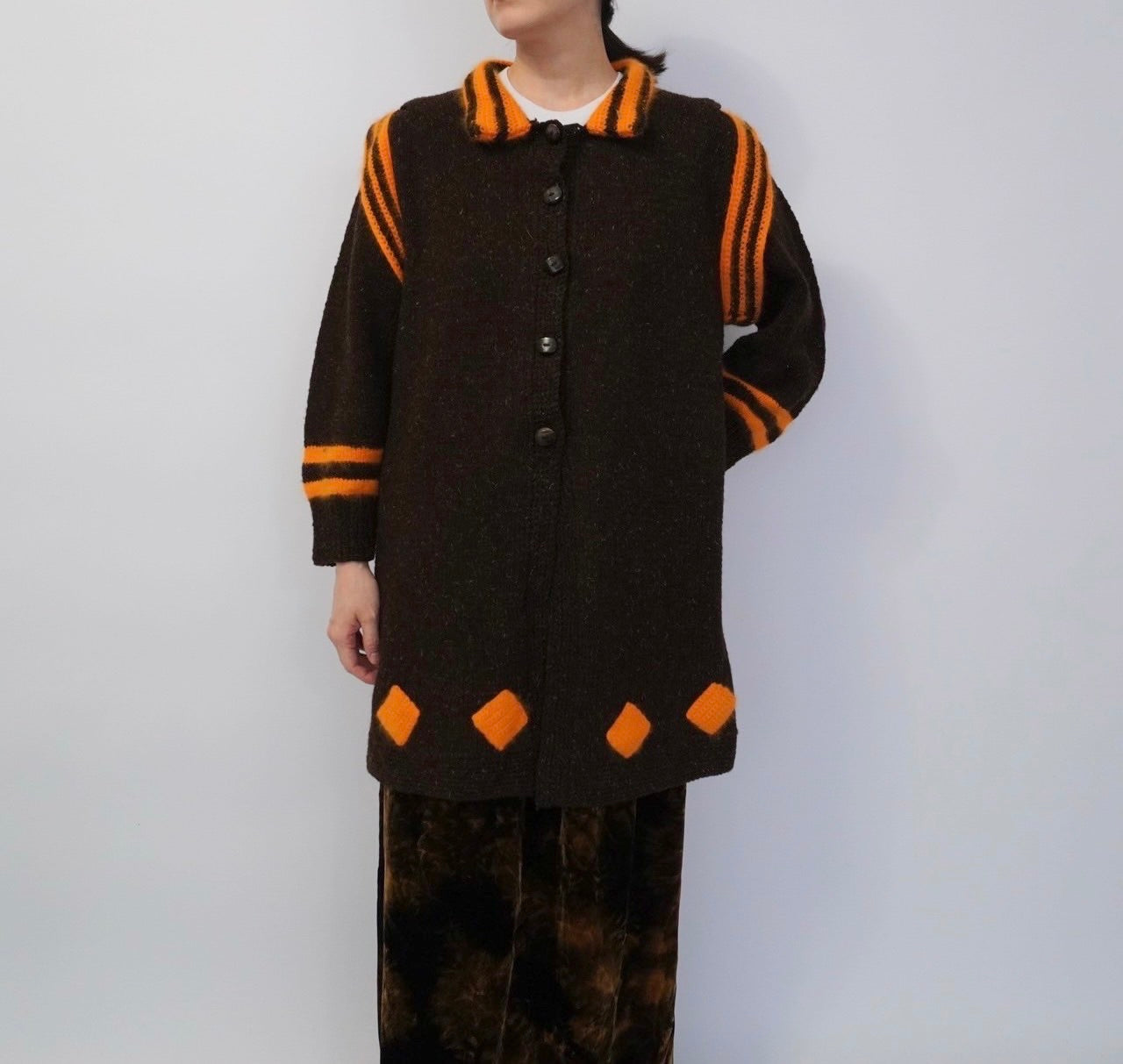80s Design Knit Jacket