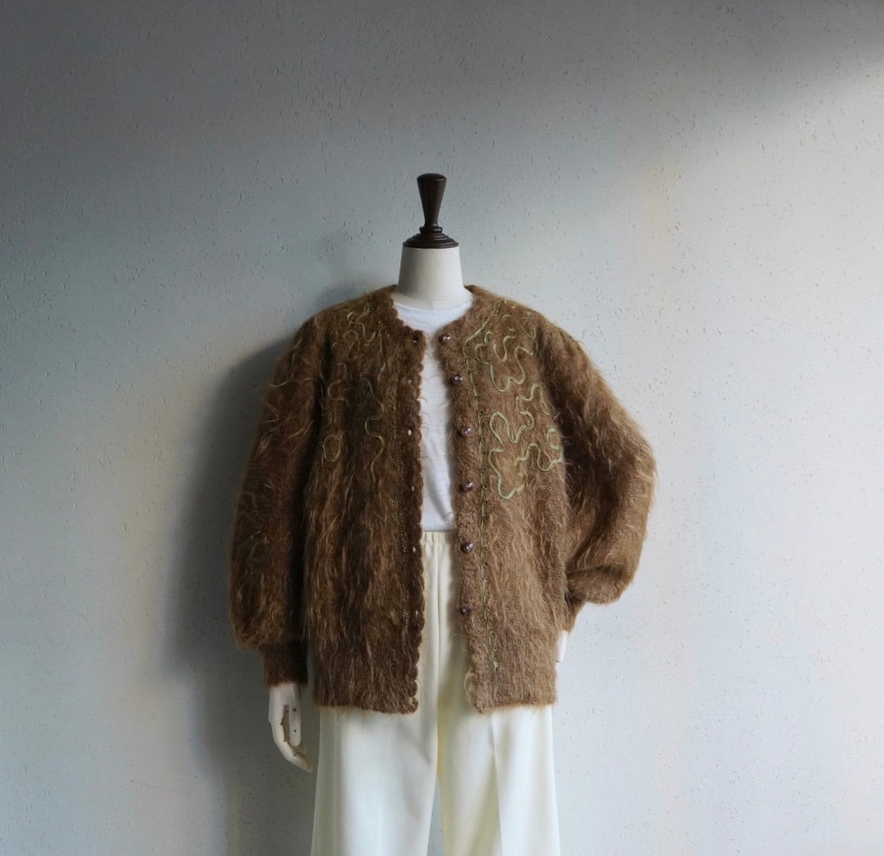80s Design Knit Cardigan