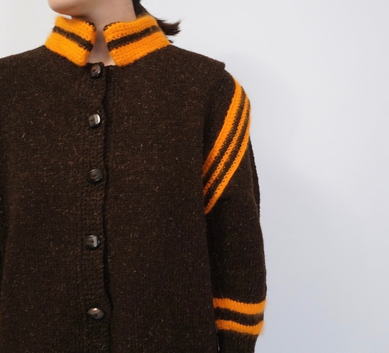 80s Design Knit Jacket