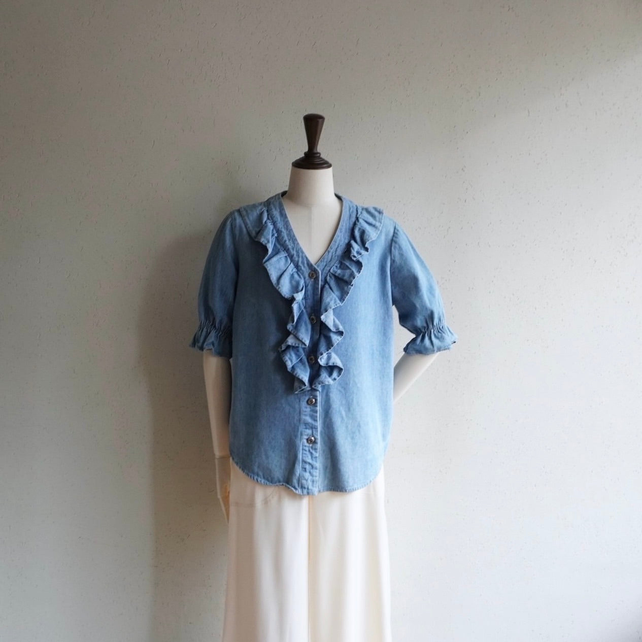 90s Denim Blouse