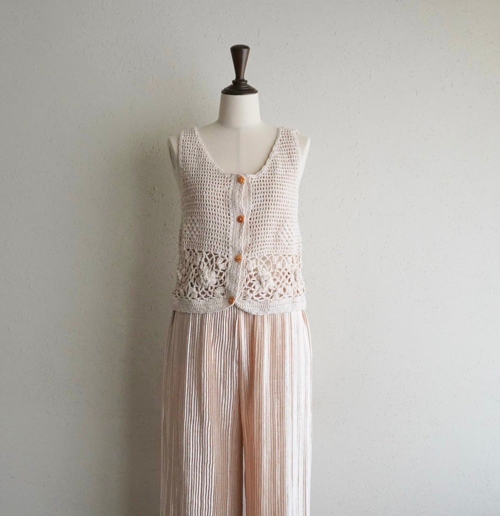 90s EURO Crochet Top