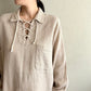 90s Lace Up Tunic Made in Italy
