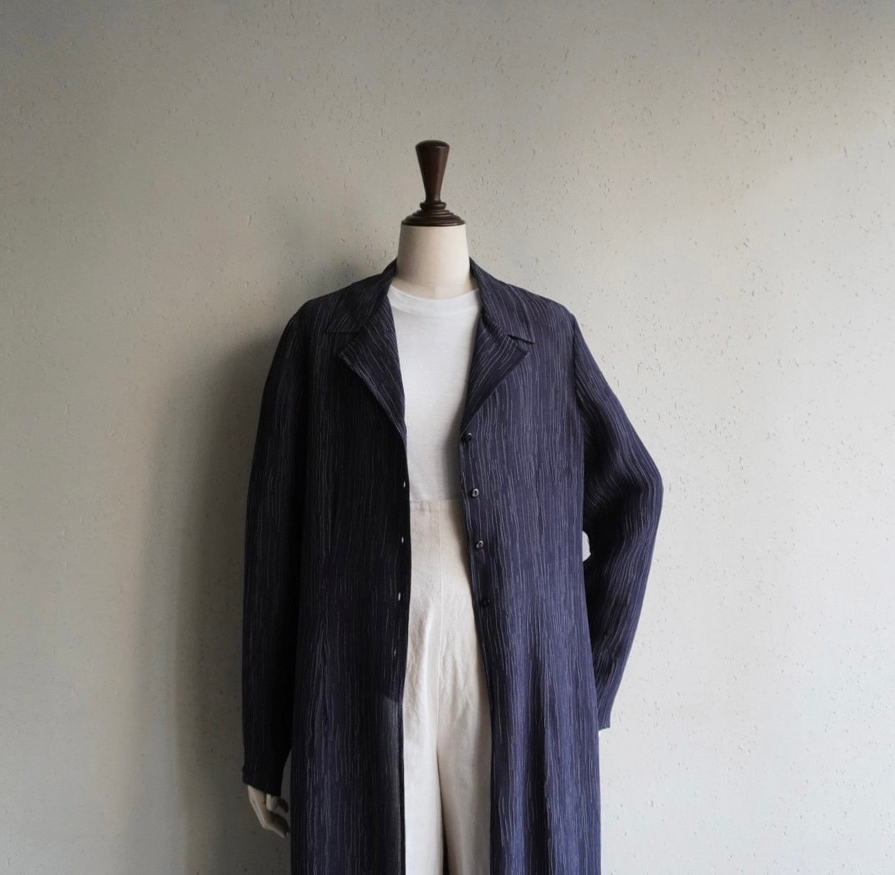 90s Silk Long Shirt