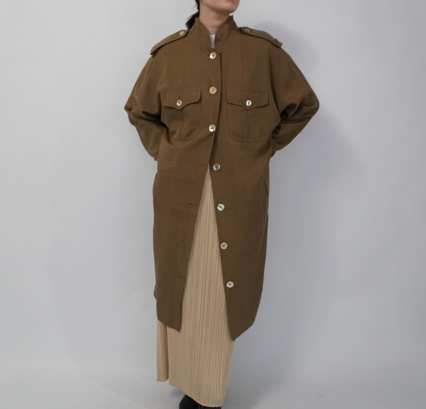90s Design Silk Dress,Jacket