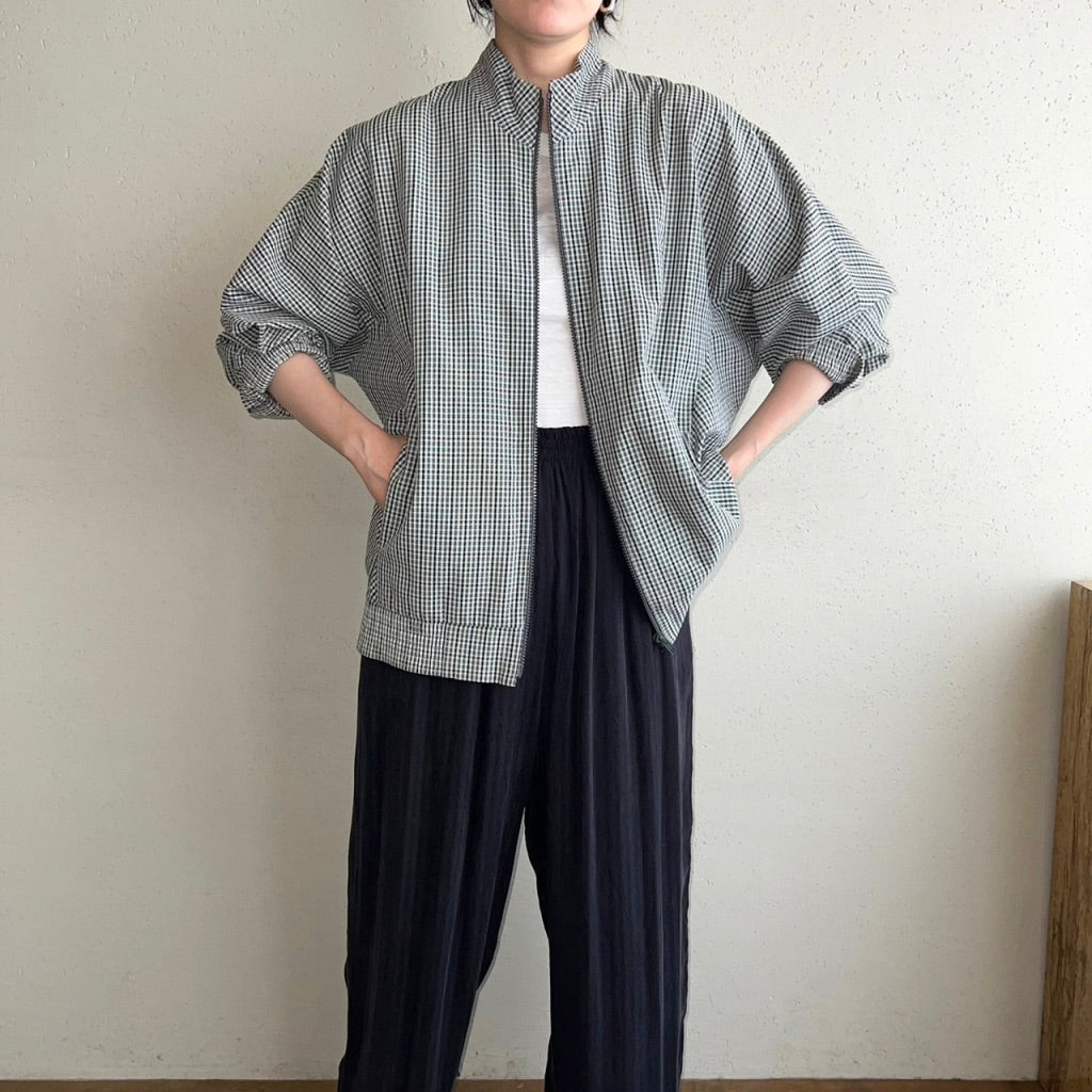 90s Plaid Light Jacket Made in West Germany