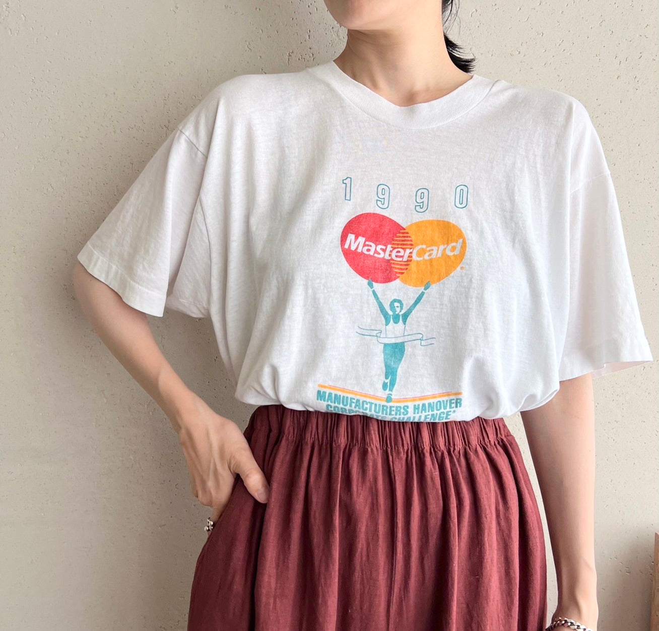 90s "Master Card" Printed T-shirt Made in USA