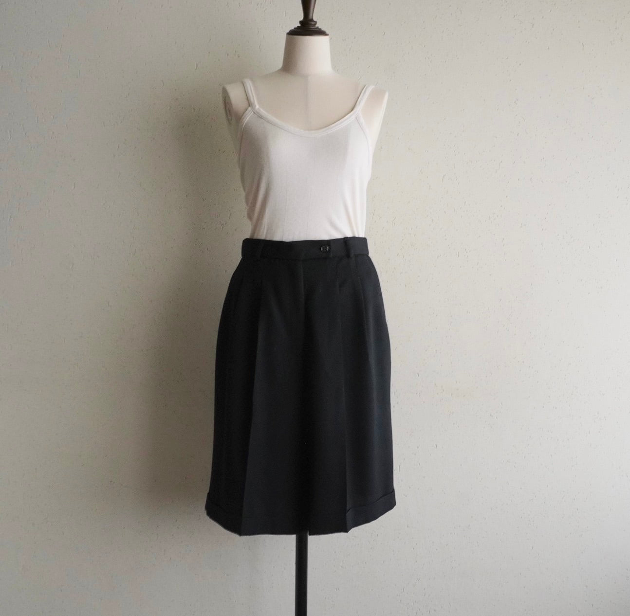 90s "amanda fielding" Wool Shorts Made in USA